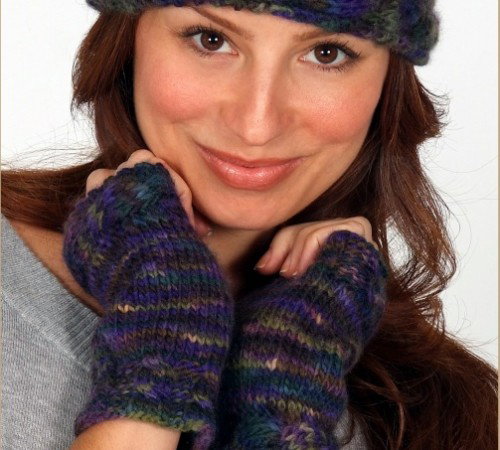 Cabled Fingerless Gloves